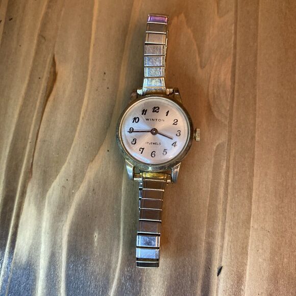 Winton Manual Wind Ladies Gold Tone Watch main image 3